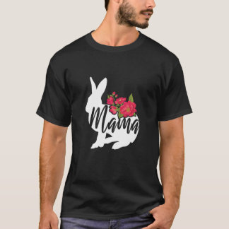 T-shirt Femme maman maman maman maman maman Kawaii Bunny E