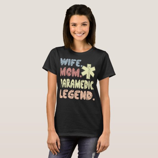 T-shirt Femme Maman Paramedic Legend Cadeau (Devant entier)