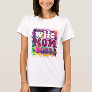 T-shirt Femme Maman Patronne - Fête des Mères