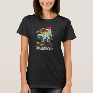 T-shirt Femme Mamasaurus Dinosaur Rex Tournesol Mères