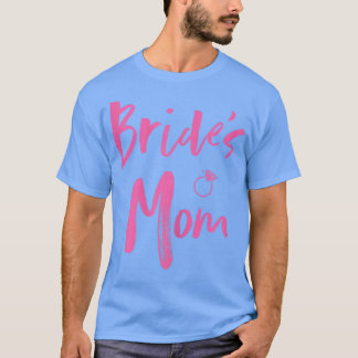 T-shirt Femme Mariée Maman Rose Fête de Mariage