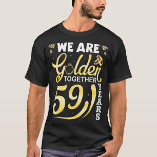 T-shirt Femme Maris Nous Sommes Golden Ensemble 59 Ans Mar
