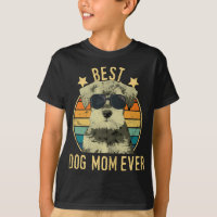 Femme Meilleur Chien Maman Jamais Miniature Schnau