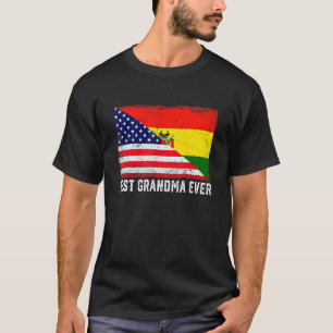 T-shirt Femme Meilleure grand-mère jamais Américaine Boliv