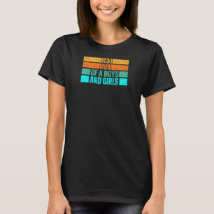 T-shirt Femme Meilleure Maman De Garçons Et Filles