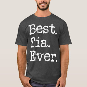 T-shirt Femme Meilleure Tia Jamais Tante Tante Don De Niec