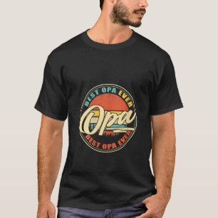 T-shirt Femme Mens Meilleur Opa Jamais Drôle Grandpa Papa