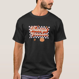 T-shirt Femme Merci Godmère Rétro Thanksgiving Fall