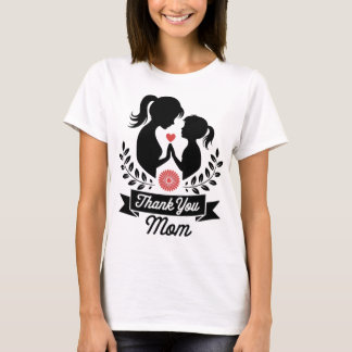 T-shirt Femme Merci - Un cadeau pour coeur