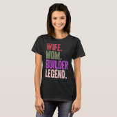 T-shirt Femme Mère Constructeur Mère 1 (Devant entier)