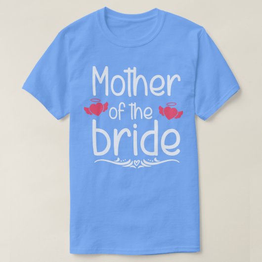 T-shirt Femme Mère De La Mariage Mariée Juste Mar (Design devant)