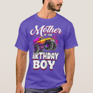 T-shirt Femme Mère De L'Anniversaire Garçon Monster Camion