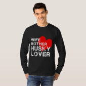 T-shirt Femme Mère Husky (Devant entier)