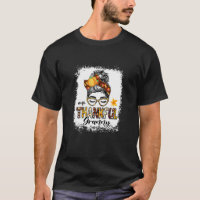Femme Messy Bun One Thankful Granny Automne T