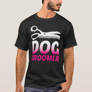 T-shirt Femme mignonne chien toiletteur toiletteur chiens