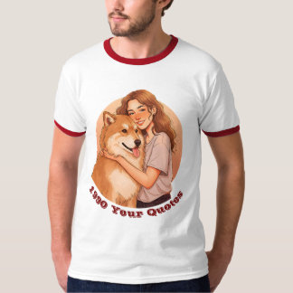 T-shirt Femme Mignonne et Animal de Compagnie Chéri
