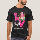 T-shirt Femme mignonne Gnome 1ère année d'équipage Love En (Devant)