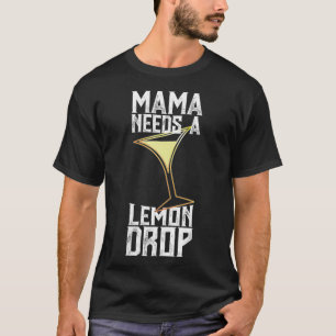 T-shirt Femme Mignonne Lemon Drop Martini Gift Stress M