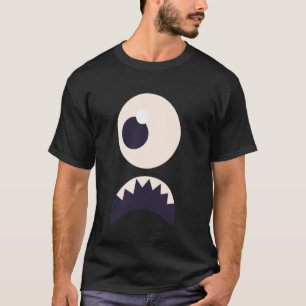 T-shirt Femme mignonne Monster Fun Face Halloween Coût