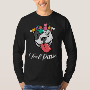 T-shirt Femme mignonne Pitbull Pit Bull Lover Je Sens Pitt