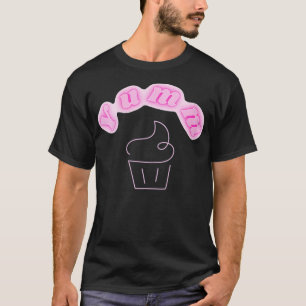 T-shirt Femme mignonne Yumm Cupcake Yummy Cupcake Tee pour