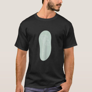 T-shirt Femme minimaliste Boho Daisy Line Abstrait Paste