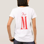 T-Shirt femme MM (Dos)