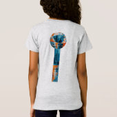 T-Shirt Femme moderne chic, élégance géométrique (Dos)