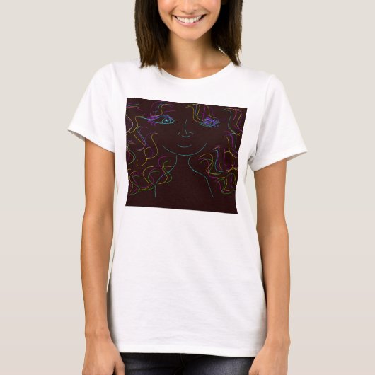 T-shirt Femme-moi coloré (Devant)