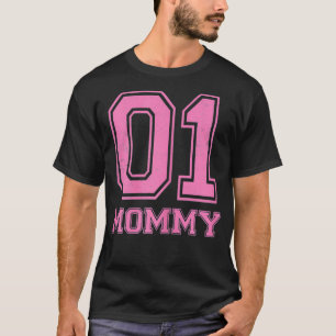 T-shirt Femme Mommy Number One Femme Fête des mères