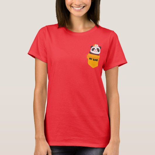 T-shirt femme "Mon bébé" (Devant)