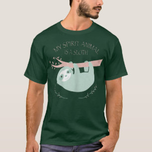 T-shirt Femme Mon Esprit Animal Est Un Machin Mignonne Pas