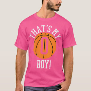 T-shirt Femme Mon Garçon 0 Basket Numéro 0 Basket Jersey