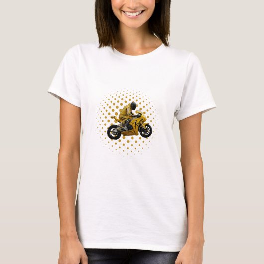 T-shirt femme Moto sportive (Devant)