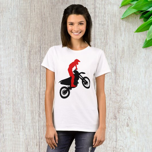 T-shirt femme motorcross Rider