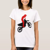 T-shirt femme motorcross Rider (Devant)