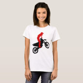 T-shirt femme motorcross Rider (Devant entier)