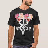 T-shirt Femme MSN 2021 Caduceus Master of Science En Nur (Devant)