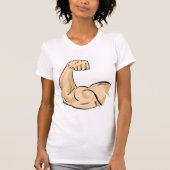 T-shirt femme muscle bras (Devant)