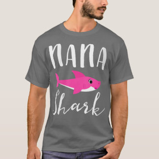 T-shirt Femme Nana Shark Grand-mère requin rose G