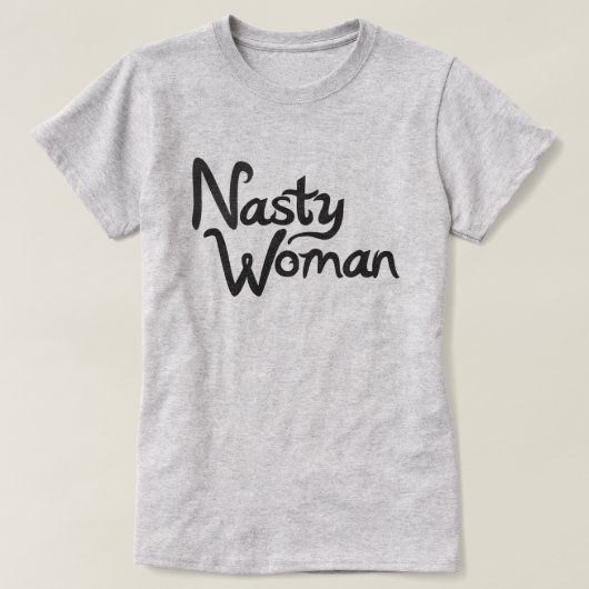 T-SHIRT FEMME NASTY (Design devant)