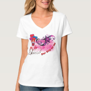 T-shirt femme navire étoile