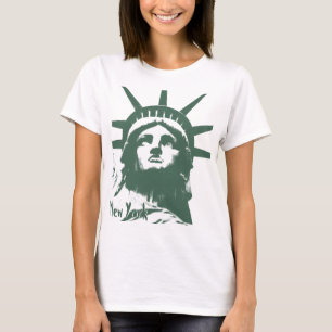T-shirt femme New York Chemise Statue de la Libert