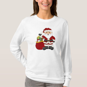 T-shirt Femme Noël Père Noël Holiday