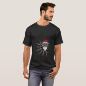 T-shirt Femme Noël Poppop Claus Poppop Beard Candy C (Devant entier)