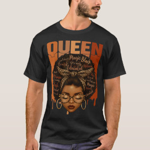 T-shirt Femme noire éduquée Mois de l'histoire des Noirs f