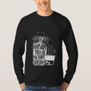 T-shirt Femme Nous Vous Whiskey Un Joyeux V-Neck Noël
