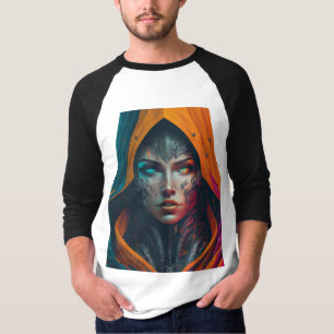 T-shirt "Femme numérique à l'esprit pointu"