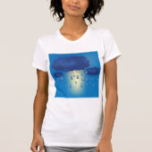 T-Shirt Femme Orage Éclair (Devant)