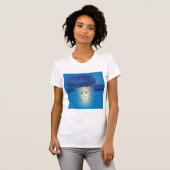 T-Shirt Femme Orage Éclair (Devant entier)